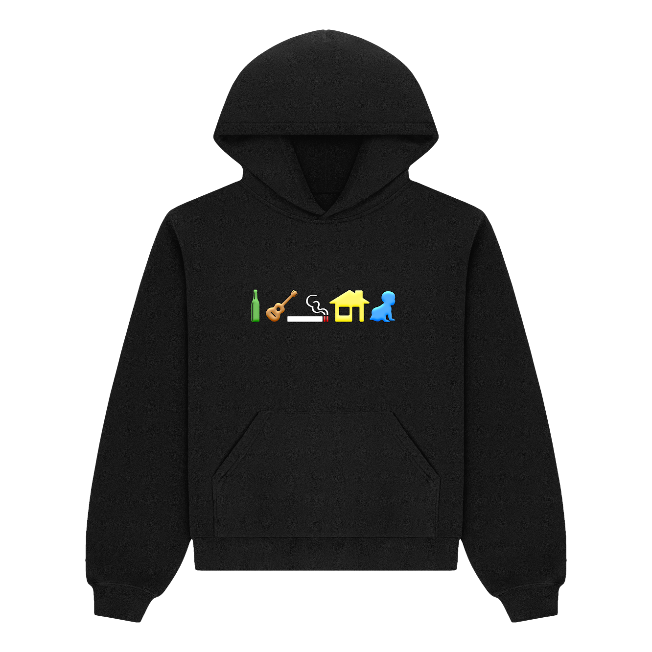 A Quiet and Harmless Living Hoodie